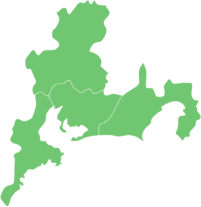 東海地方地図